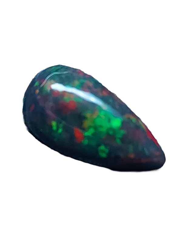 Opale éthiopienne noire 16x9 mm pour fabrication de bijoux uniques