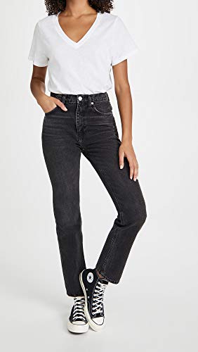 Madewell Women's Whisper Cotton V-Neck Tee, Optic White, M #TOP4
