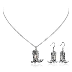 G-Boots-White Turquoise