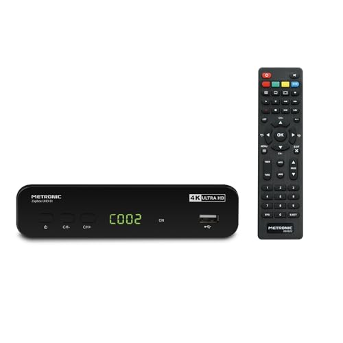 METRONIC 441701 Receptor decodificador TDT 4K Ultra HD UHD-S1 con Puerto USB Grabador, TIMESHIFT - imagen 2