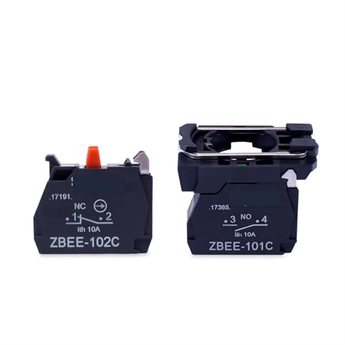 Base de contact interrupteur avec contact auxiliaire ZBEE101C vert pour commande