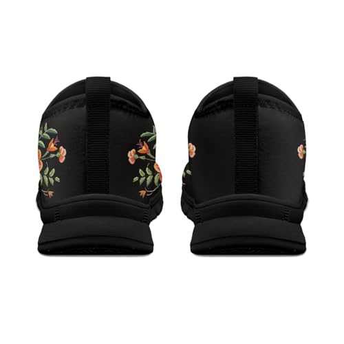 Flowers Print Mesh Shoes for Women Breathable Non-Slip Casual Loafers Fashion Running Hikking Sneaker for Outdoor4