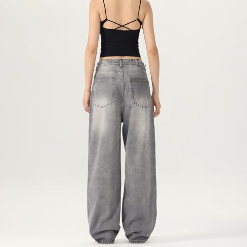 Men's Jeans Spring Vintage Straight Leg Casual Denim Pants4