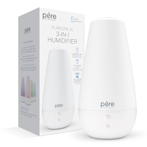 Pure Enrichment® PureSpa XL 3in1 Cool Mist Humidifier, Essential Oil