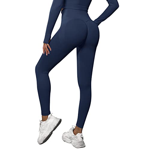 DXIOKO Sport Leggings Damen Scrunch Butt Leggings High Waist Blickdicht...
