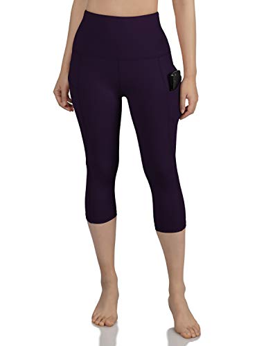 image for ODODOS Women's High Waist Yoga Capris with Pockets,Tummy Control,Worko