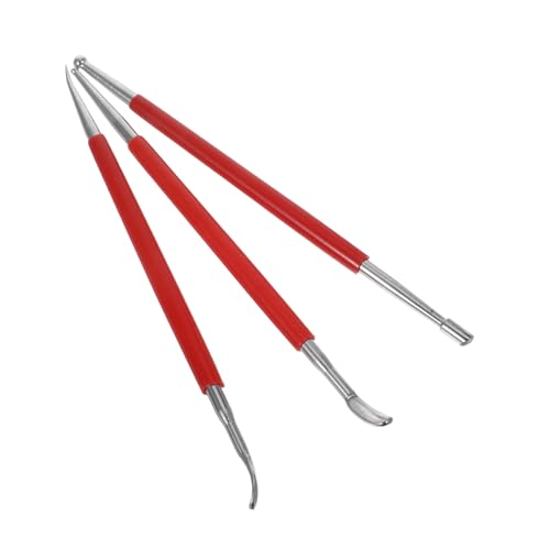 La Mejor Lista de Repujadores disponible en línea. 41 WRITWAA 3 Piezas Bolígrafo Para Artesanía Cuero y Repujar, Herramienta De Punta Fina Para Modelar, Color Negro, Adecuado Para Escultores y Manualidades, Uso Profesional y...