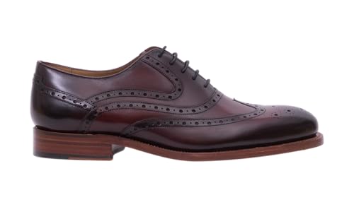 Image of BARKER Liffey Men's Handmade Leather Brogue Oxford Dress Shoes - Timeless Elegance & Superior Craftsmanship for Formal & Business Wear