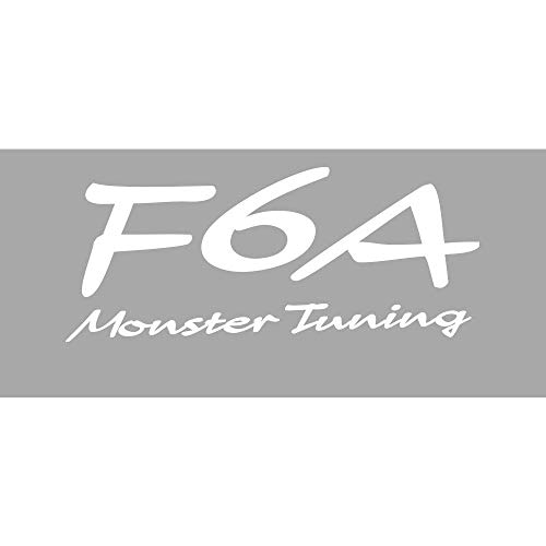 MONSTER SPORT F6A MONSTER Tuning ステッカー ホワイト 大 470×190mm 896125-0000M