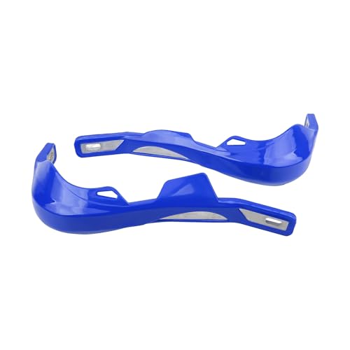 Garde-mains de pour moto bleu anti-choc protection guidon