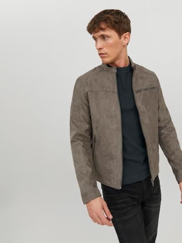 Image of JACK & JONES Male Faux Suede Jacket Faux Suede Jacket