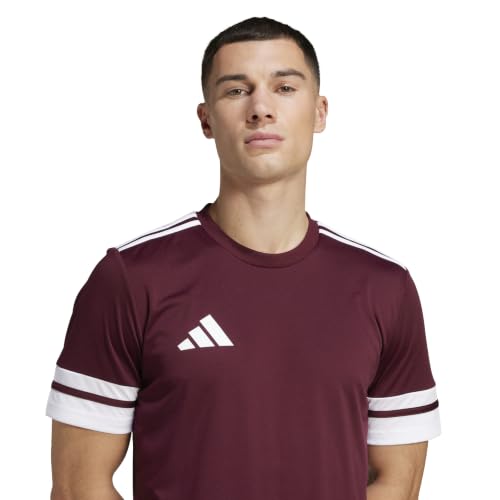 adidas Herren Squadra25 Jersey Short Sleeve Shirt, Team Maroon 2/White, 3XL – Ansicht 6