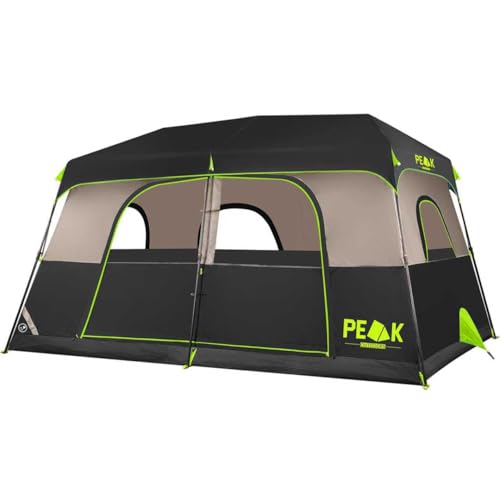 PEAK OUTDOORS Instant Tent 6/8 Person Tents for Camping...