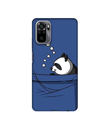 Image of Lasy Panda Design 3D Printed Hard Back Case Cover for Mi Redmi Note 10 4G / Note 10S 4G