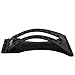 FOLOSAFENAR Coussin de Correction Lombaire, Support de Massage Lombaire Robuste 20 Points de Massage pour l'extérieur pour Le Fitness(Le Noir)
