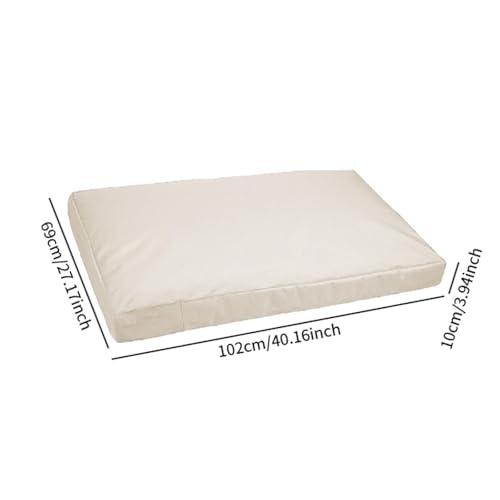Baoblaze Hundebettbezug, Hundeschlafmatratze, Schonbezug, Bettwäsche, Oxford-Stoff, Haustierunterlage, pflegeleicht, Schutz für Hundekistenmatten, 102x69x10cm