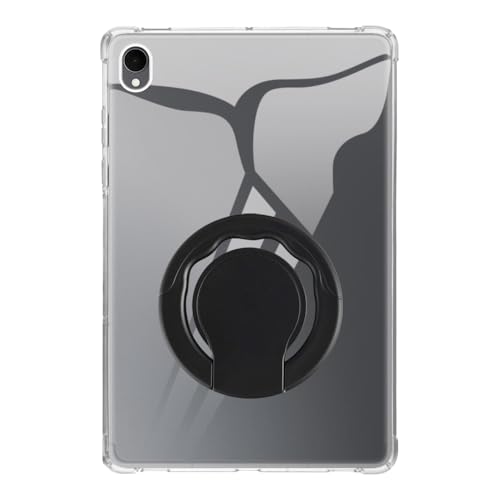 Coque Tab S11 antichoc transparente avec poignée rotative et support tablette 2025
