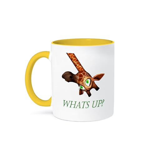 3dRose Coffee Mug, Size - 15oz - Adorable Toon Giraffe