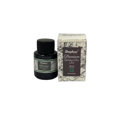 Image of Daytone Premium Fountain Pen Ink (Forest Green, 30 ml Bottle)