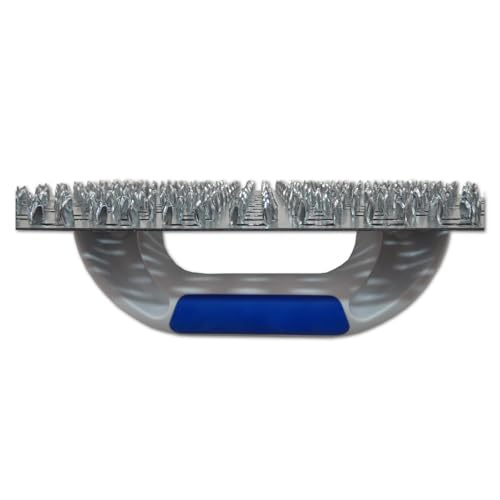 DEWEPRO Profi Edelputzkratzer - Putzkratzer - Raspelbrett für Mineralputz - Abmessung: 250x135mm