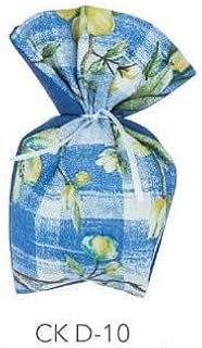 f.caruso Woreczki na ubranie, 10 sztuk, motyw: Sycylia, prezenty dla gości, wizytówki na stół, konfekt 13 x 10 cm (CKd10-10)