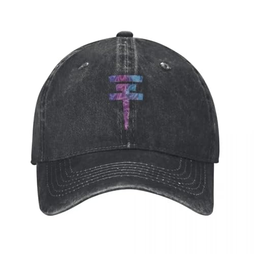 Casquette en jean haut de gamme en coton robuste avec finitions vintage et style rock affirmé
