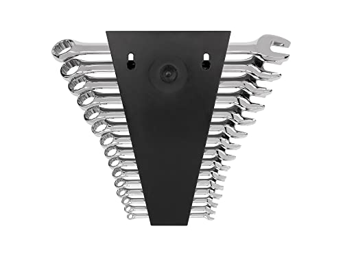 Jeu de clés mixtes TEKTON forgées avec soin avec rack de transport robuste WCB92106