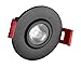 NICOR Lighting DGD211202KRDBK LED Downlights, Black