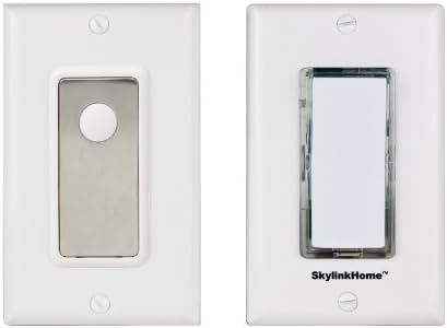 SK-8A Wireless DIY 3-Way On Off Anywhere Lighting Home Control Wall Switch Set with Snap On Cover - No neutral wire required.