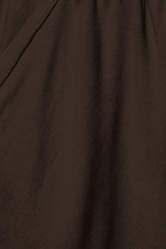 Leggings Depot Women's Relaxed Fit Jogger Track Cuff Sweatpants With Pockets-Jga-Brown-L #TOP3