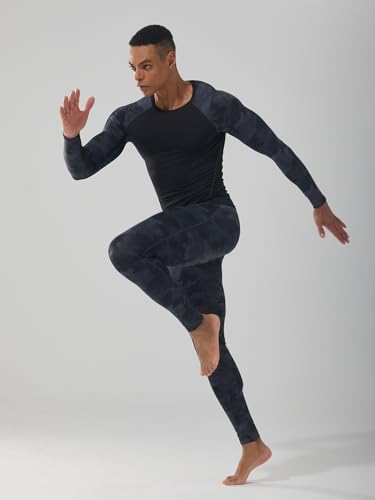 5 Pack Men's Compression Pants Camouflage Athletic Workout Leggings Running Tights Sports Basketball Baselayer3