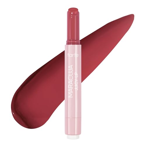 Image of tarte maracuja juicy lip balm gloss - Viral Nourishing Lip Butter Color with High-Shine Hydration, Skincare Infused with Vitamin E, Vegan & Cruelty-Free
