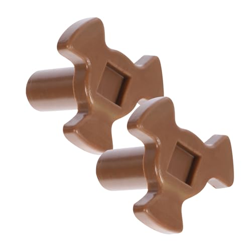 2pcs Shaft Coupler Plastic Tray Holder Turntable Shafts Accessories Replacement Glass Guide Y-shape