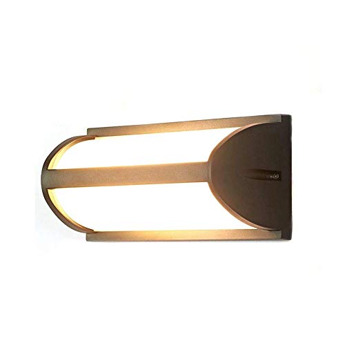 UQACHG Aplique De Pared Americano Retro para Exteriores, Resistente Al Agua, Cuerpo De Hierro, Ideal para Iluminar Pasillos Y Balcones De Jardín.,