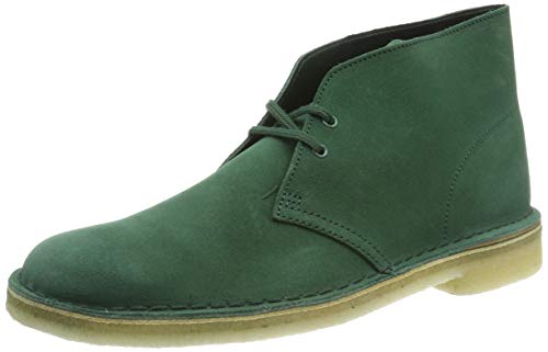 Image of CLARKS Men's Desert Boot Chukka Boot, Black Leather, 13 M US