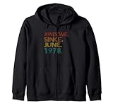 Photo Gallery awesome since june 1978 45 years old gifts 45th birthday felpa con cappuccio Photo Gallery awesome since june 1978 45 years old gifts 45th birthday felpa con cappuccio