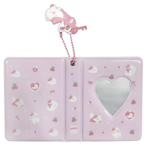 Image of Photocard Binder, Photo Book, Mini Photo Album, Heart-Shaped Mini Binder, Perfect for Collecting Photocards and Keepsakes