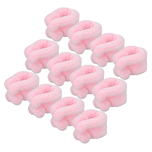 Sleep Hair Rollers, 12pcs Heatless Coral Fleece Not Hurt Hair Heatless Hair Curler for Hair Styling