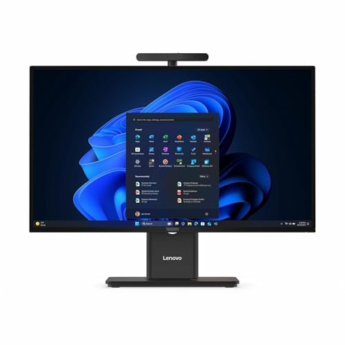 Image of Lenovo ThinkCentre M90a Gen 6 13AT0008US All-in-One Computer - Intel Core Ultra 7 2nd Gen 265 - vPro Technology - 16 GB - 512 GB SSD - 23.8 inch Full HD - Desktop - Black - Intel Q870 Chip - 1920 x 1080 -