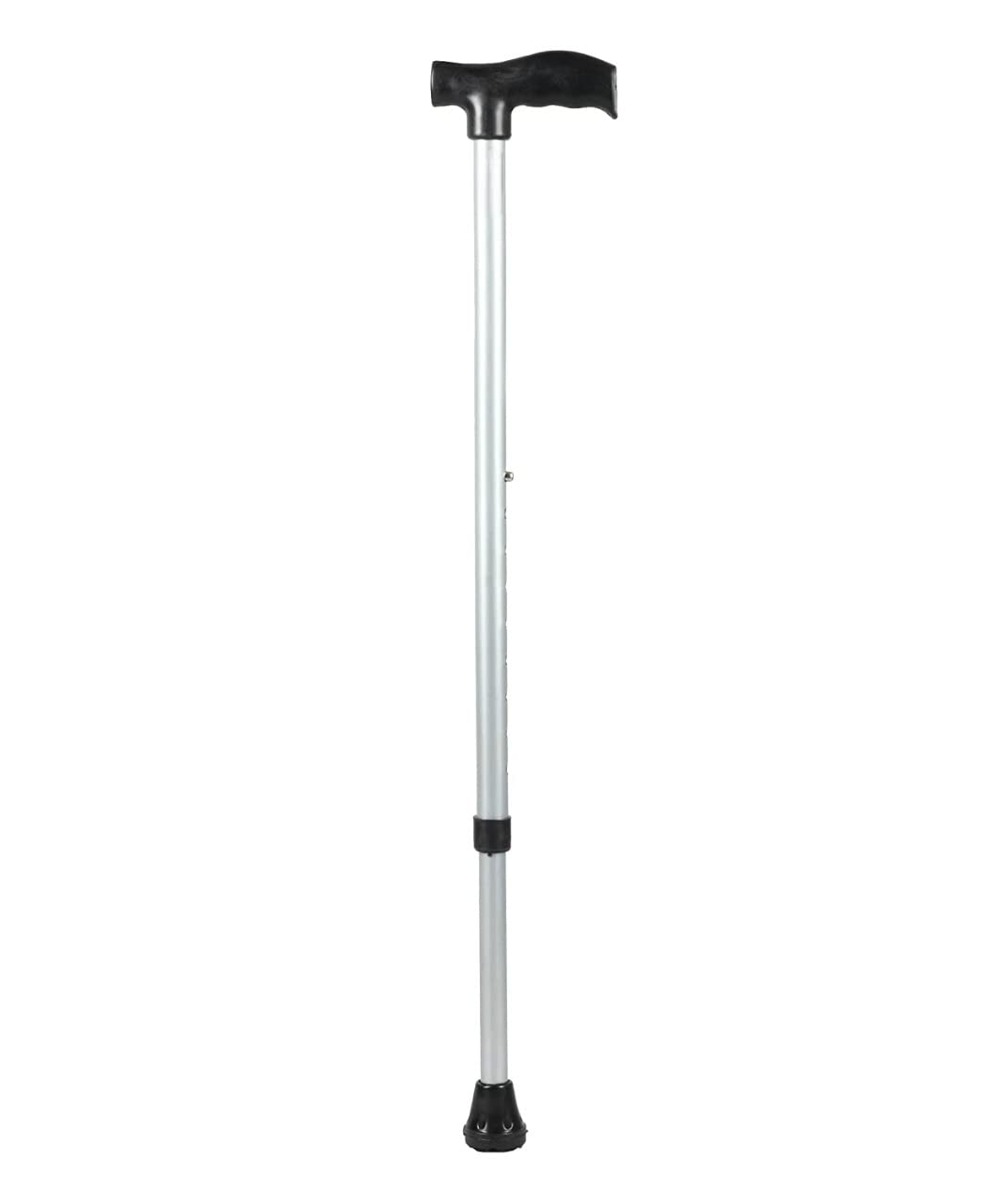 Dr. TORSO Walking Stick with Sturdy Steel Body for Patients, Old People or Physically Challenged with Adjustible Height (Silver) (B0CBCY7135) Amazon Price History, Amazon Price Tracker