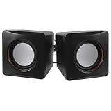 Haut-parleur avec câble audio portable - la connectivité du mini haut-parleur à prise USB permet un transparent avec vos appareils, offrant une expérience audio simple et pratique, haut-parleur de bureau