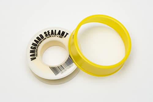 Ptfe Yellow Gas Line Thread Sealant Tape 260" Length 1/2" Width 1 Pack For Propane,Natural Gas And More By Vanguard Sealants #TOP3
