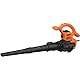 Black+Decker 3-in-1 Elektro-Laubsauger / Laubbläser BEBLV260 (2.600 Watt, mit Häcksler, hohe Blasgeschwindigkeit von 315 km/h, 40l Fangsack und Tragegurt, für Terrassen, Wege, Einfahrten)