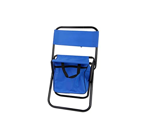 thesecrethome.es - Taburete Portátil Plegable Ultraligero con Respaldo para Exteriores, Pesca, Acampada, Camping, Playa - 35...