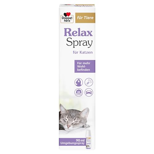 Doppelherz Relax Spray für Katzen - Umgebungsspray für mehr Wohlbefinden - geruchsneutral - 90 ml Doppelherz Relax Spray für Katzen - Umgebungsspray für mehr Wohlbefinden - geruchsneutral - 90 ml