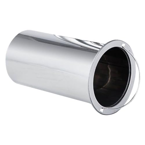 IWOWHERO Porta Spiedini in Metallo Inox 25 Cm, Secchio per Bastoncini da Barbecue Riutilizzabile, Contenitore per Bacchette da Griglia, Organizer Utensili per Barbecue e Feste all’Aperto