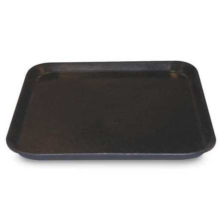 Molded Fiberglass Tray, ESD, L 18 in, W 14 in, D 1 in, Black, 3180005167