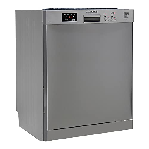 Equator-Europe 24" Built In 14 Place Dishwasher With 8 Wash Programs(Stainless) #TOP3