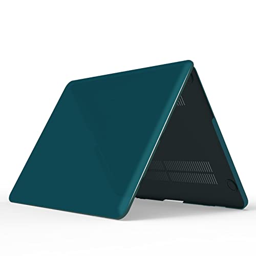 IBENZER Compatible with MacBook Pro 13 Inch Case 2015 2014 2013 end 2012 A1502 A1425, Hard Shell Case with Keyboard Cover for Old Version Apple Mac Pro Retina 13, Quetzal Green, R13QUGN+1