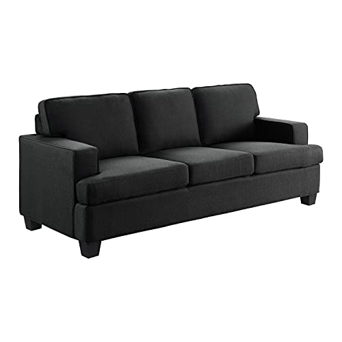 Lexicon Fernleaf Living Room Sofa, Black #TOP1